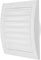 White Exhaust Hood Vent 4'' Inch with Built-in Pest Guard Screen, 100mm, Air Vent Cover, HVAC Exhaust Vent Duct Cover, Exhaust Cap