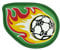 Step by Step Magic Mags Flash „Burning Soccer“, Fußball, mit Leuchteffekt, als Ergänzung für den Schulranzen oder Vorschulrucksack