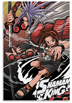 weqwe Anime Shaman King Kunstdruck auf Leinwand, 30 x 45 cm