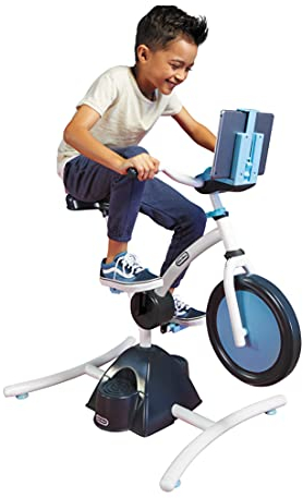 little tikes Age 3+ Pelican Explore and Fit Cycle with Bluetooth, Free Videos, Ages 3-7