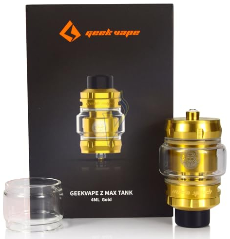 GeekVape Z Max Tank 4ML de capacidad Atomizador para cigarrillos electrónicos 810 Drip Tip con bobina de la serie M Flujo de aire ajustable Vaporizador