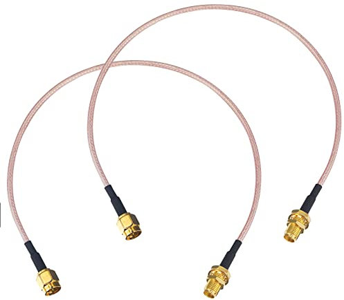 Boobrie Câble RG316 SMA Femelle à Mâle 30CM - Câble d'Antenne WiFi pour Antenne Mobile (Pas pour TV)