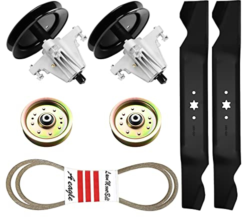 Deck Mulch Rebuild Kit für Cub Cadet LTX1040 LTX1042 CC30 Mini Rider Spindel 618-04822 Blade 742-04126 Riemen 754-04060 Riemenscheibe 956-04129