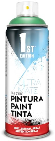 1ST EDITION PINTURA EN SPRAY 520cc / 300ml MATE VERDE HÚMEDO REF 649, 300ml/520cc