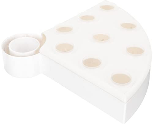 Happyyami 2st Pflanzenkeimungsset Keimungs-Kits Platte Aussaatschale Indoor-gartensystem Saftige Pflanzgefäße Keimschale Mini-Propagator-Station Keimstation Sämlingstopf Plastik Weiß Gemüse