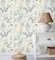 GAULAN 500680930 - Carta da Parati Lavabile di Rami Fiori e Uccelli Stile Romantico per pareti Soggiorno Cucina Camera da Letto Sala da Pranzo testada del - Campione DIN A4
