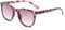 ZAVISH Reading Sunglasses Womens Designer Style Crystal Animal Pink Tinted Sun Readers Glasses Spring Temples UV400 Lens & Case +2.50