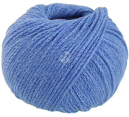 LANA GROSSA Cool Merino | Leichtes Kettengarn aus klassischer Merinowolle | Handstrickgarn aus 90% Schurwolle (Merino) & 10% Polyamid | 50g Wolle zum Stricken & Häkeln | 150m Garn FB 24