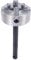 Bassulouda Mandril de Cuatro Mordazas Z011A para Torno de Metal M12X1Mm Roscado Trasero 1.8-56Mm / 12-65Mm Accesorio de Torno de Boquilla