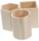 NUOBESTY 3st Stifthalter Mini-mülleimer Stift-organizer Für Den Schreibtisch Becherhalter Für Bleistift Tisch-mülleimer Bleistift Tasse Topf Mülleimer Für Die Küche Holz Hölzern Büro