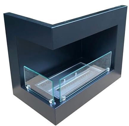 Schwarzer Bio - Eckkamin Links