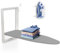Ivation Wall-Mounted Ironing Board | Foldable 36.2” x 12.2” Sturdy Ironing Station for Home & Apartments, Easy-Release Lever, Removable Cotton Cover, Includes Mounting Hardware with Iron Holder