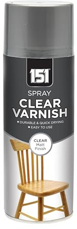 Inspired Essentials Multi-Purpose Spray Paint 400ml for Metal, Wood, Plastic, Walls, Aerosol Spray with Perfect Finish (Clear Matt Varnish, Pack of 1)