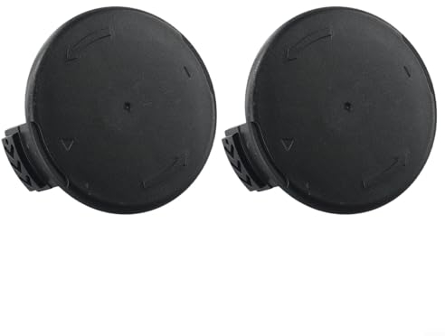 Emiif 2 Stück Spulenabdeckkappen für Bosch Rasentrimmer Modelle ART 23 SL, ART 2300, ART 23-28, ART 26 SL – ersetzt Nr.: F016F04557