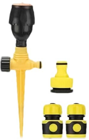Rasensprenger, 360 Grad drehbarer Wassersprinkler, Teleskop Garten Wassersprinkler Einstellbares Bewässerungssystem, oberirdischer Sprinkler für Garten Haushalt
