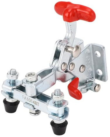 Morsetto Rapido Autobloccante, Design Verticale Morsetto Stabile Morsetto a Ginocchiera Antivibrazioni Capacità di Tenuta di 150 Libbre per il Montaggio di Attrezzature