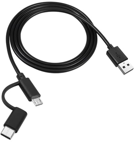 Gzzscortd Mini Stroller Fan Charging Cord, USB Charger Cable Compatible for WiHoo Mini Handheld Stroller Fan, Compatible for AMACOOL Neck Fan