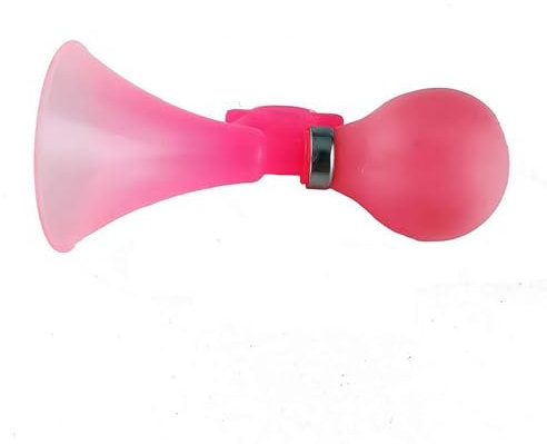 ZIRYXQ Clacson per bici per bambini, clacson per adulti, clacson ad aria per bicicletta, per bici da strada, per bambini, adatto a tutti i manubri della bicicletta, suoni forti (rosa)