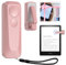 RF Remote Control Page Turner for Kindle Paperwhite Kobo eReaders, Kindle Page Turner for Camera Video Record and Shutter Selfie,eReaders Reading Accessories in Bed, Gifts for Readers (Pink)