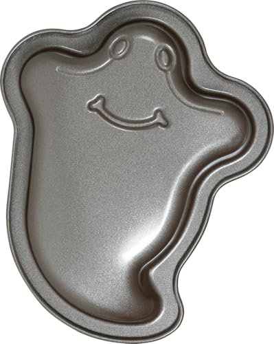FIESTAS GUIRCA | Stampo in Metallo per Torte Fantasma (14 cm) - Decorazione per Dolci per Halloween e Feste a Tema Fantasma - Ideale per Celebrazioni ed Eventi - Grigio