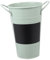 Amosfun Blecheimer Blumentopf bürodeko büro Dekoration Planter Dekorative Blumentöpfe blumenkübel ländlicher Blumentopf Blumentopfvase Blumentopf bepflanzen Blumeneimer aus Eisen Blue