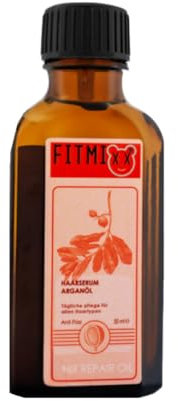 Fitmixx Arganöl - Haar Serum 50ml - für stärkeres kräftigeres Haar - für alle Haartypen - ohne Zusätze