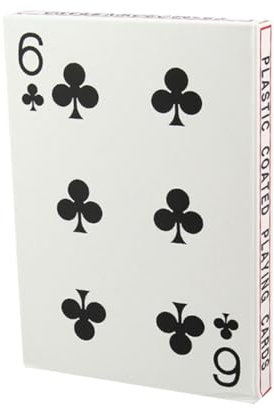 UPKOCH Großformatige Poker Spielkarten 4-mal Größer aus Papier mit Festigkeit und Griffgefühl für Büro oder Familienfeiern