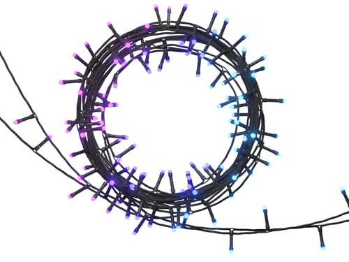 Hombli Guirnalda de luces RGB para árbol de Navidad, para interior y exterior, compatible con Alexa, Google, compatible con App, multicolor