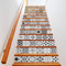 13 pcs Stickers escalier contremarche en 3d autocollants auto-adhésifs, décalcomanies d'art imperméables d'intérieur, mise à niveau vinyle, carreaux classiques nordiques noirs et blancs