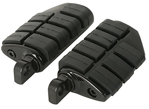 XMT-MOTOR Repose-pieds moto 10 mm résistant aux chocs Pédale compatible avec Harley Road King Sportster XL 883 xl 1200