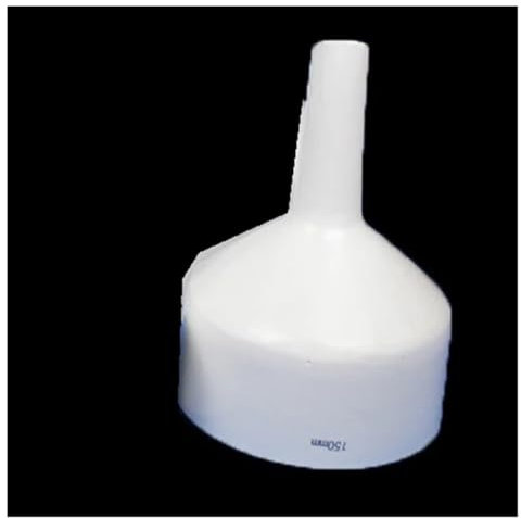 Embudo Buchner de porcelana de 40 mm a 150 mm, herramientas de filtración de laboratorio, embudo poroso, 1 unidad(150mm)