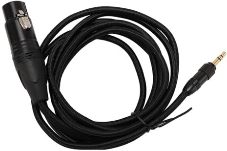 EALRIDV Adaptador de cable de micrófono USB a XLR, bloqueo de rosca, cobre 24awg, nylon 2m, para estudio, computadora, cámara (3 metros / 9.84 pies)