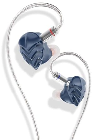 Hidizs MK12 Turris Wired IEM Earphones, 12mm 91% Pure Magnesium Driver w/1.5T Magnet In-Ear Monitors, Studio-Grade Sound, 10Hz-45kHz, Hi-Res Certified, Pneumatic Filters, Detachable OFC Cable, 4.4 mm