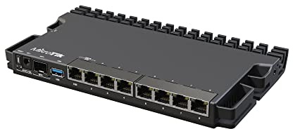 Router Gigabit Multiporta con 2.5G e SFP+ 10G, CPU Quad-Core, USB 3.0, Supporto PoE, Montaggio Rack/Wall/Desktop