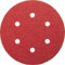 Bosch Accessories 2609256A31 Feuilles abrasives pour Ponceuses excentriques Diamètre 150 mm 6 trous Grain 80 Lot de 5 feuilles