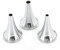 Gima Set 3 Speculum Auricolari Hartmann, Diametri 4, 5, 6 mm, In Acciaio Inox, Dispositivo Medico Classe I, 1 Kit da 3 pezzi.