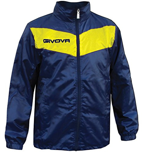 Givova rain Scudo Rain Jacket (XS, Blue/Yellow)