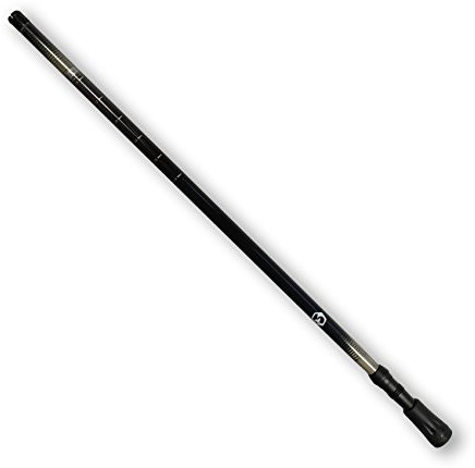 Foxelli Carbon Fiber Trekking Poles 3rd Pole part (Black)