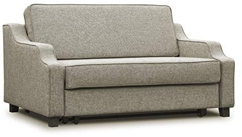 ES Design 08 Schlafsofa (145x100x81 cm, Bett 120x200 cm), 5 Jahren Garantie (beige)
