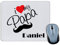 Le Tapis de Souris de Papa. Cadeaux personnalisés. La fête des pères. Différents modèles. Forme rectangulaire. My Papa