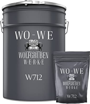 WO-WE 2K Fliesenlack – Fliesenfarbe für Küche, Badezimmer, Wand- & Bodenfliesen – Schokoladenbraun ähnl. RAL 8017-5Kg
