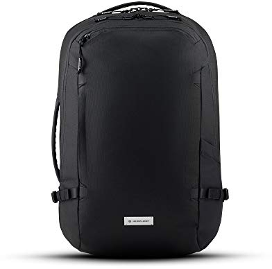 HEIMPLANET Original, Transit Line Travel Pack, Wasserfester Rucksack mit Laptopfach und Clamshell Öffnung, Hochwertiges DYECOSHELL Material, Unterstützt 1% for The Planet (Schwarz, 28L)