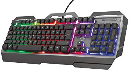 Clavier filaire gaming à membrane Trust Torac GXT 856 Noir