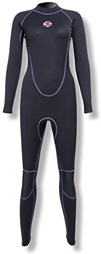 PAWHITS Womens Wetsuit 3mm Thermal Long Sleeve Neoprene Wetsuits Full Length for Diving Surfing Snorkeling