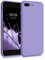 kwmobile Case Compatible with Apple iPhone 7 Plus/iPhone 8 Plus Case - Slim Protective TPU Silicone Phone Cover - Violet Purple