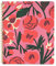 Ban.do Las Flores Notizbuch, Spiralbindung, groß, 27,9 x 22,9 cm, mit Taschen und 160 linierten Seiten, Pink / Rot