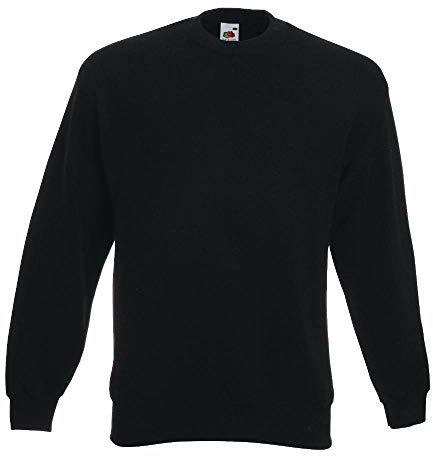 Fruit of the Loom - Sweatshirt 'Set-In' XXL,Black