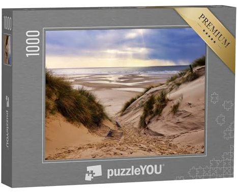 puzzleYOU: Puzzle 1000 Teile „Wunderschöne Dünen am Strand von Amrum, Deutschland“ – aus der Puzzle-Kollektion Amrum, Nordsee