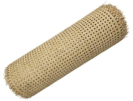Feyart Rouleau de toile en rotin naturel de 40 cm de largeur, 40 cm x 2,5 m, fournitures pour la rénovation de meubles, les projets de bricolage, la décoration de la maison, naturel, écru