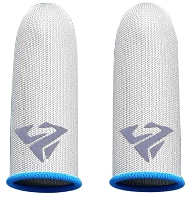 1 Paar Gaming Fingerhülsen Daumen Finger Kinderbetten Fingerspitzen Abdeckung für Handy Spiele Gaming Finger Ärmel Finger Kinderbetten für Handy Spiele Sensitive Mobile Touch Feel